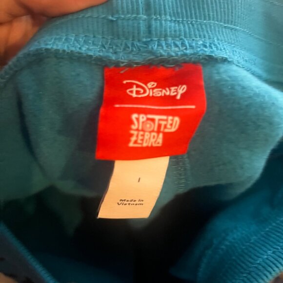 NWT Spotted Zebra Disney Mickey Mouse Blue Jogger with Zip Pockets Sz.‎ 1 *GS9 - Picture 5 of 5
